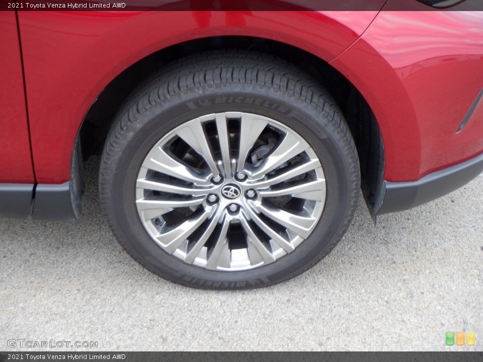 2021 Toyota Venza Hybrid Limited AWD Wheel and Tire Photo #146670608