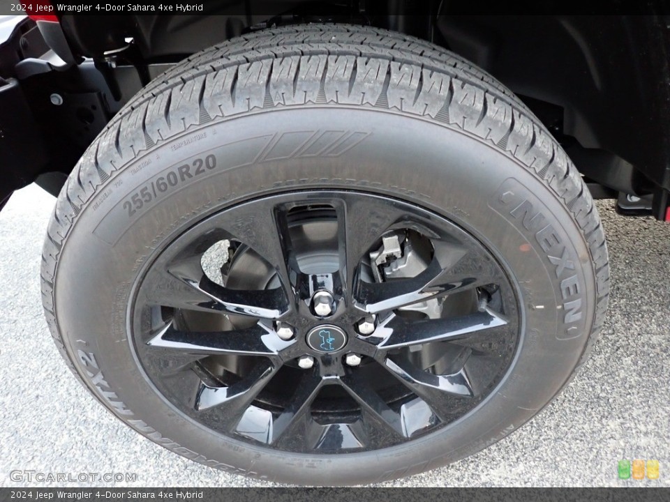 2024 Jeep Wrangler 4-Door Sahara 4xe Hybrid Wheel and Tire Photo #146671706