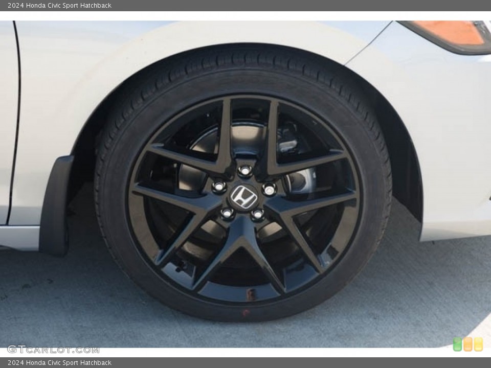 2024 Honda Civic Sport Hatchback Wheel and Tire Photo #146672225