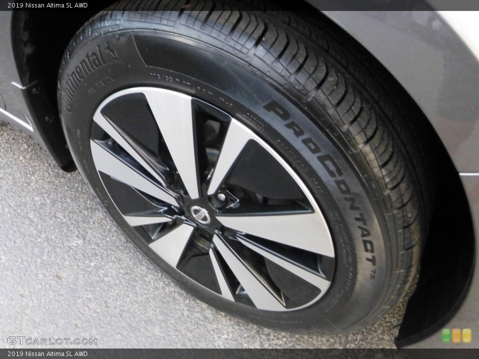 2019 Nissan Altima SL AWD Wheel and Tire Photo #146672657
