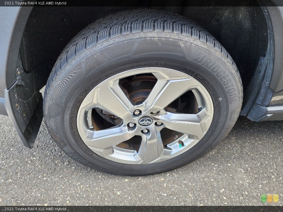 2021 Toyota RAV4 XLE AWD Hybrid Wheel and Tire Photo #146688150