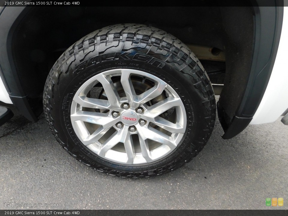 2019 GMC Sierra 1500 SLT Crew Cab 4WD Wheel and Tire Photo #146692957