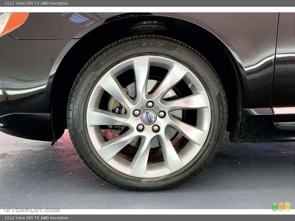 2012 Volvo S80 T6 AWD Inscription Wheel and Tire Photo #146704772