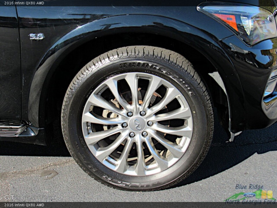2016 Infiniti QX80 AWD Wheel and Tire Photo #146705868