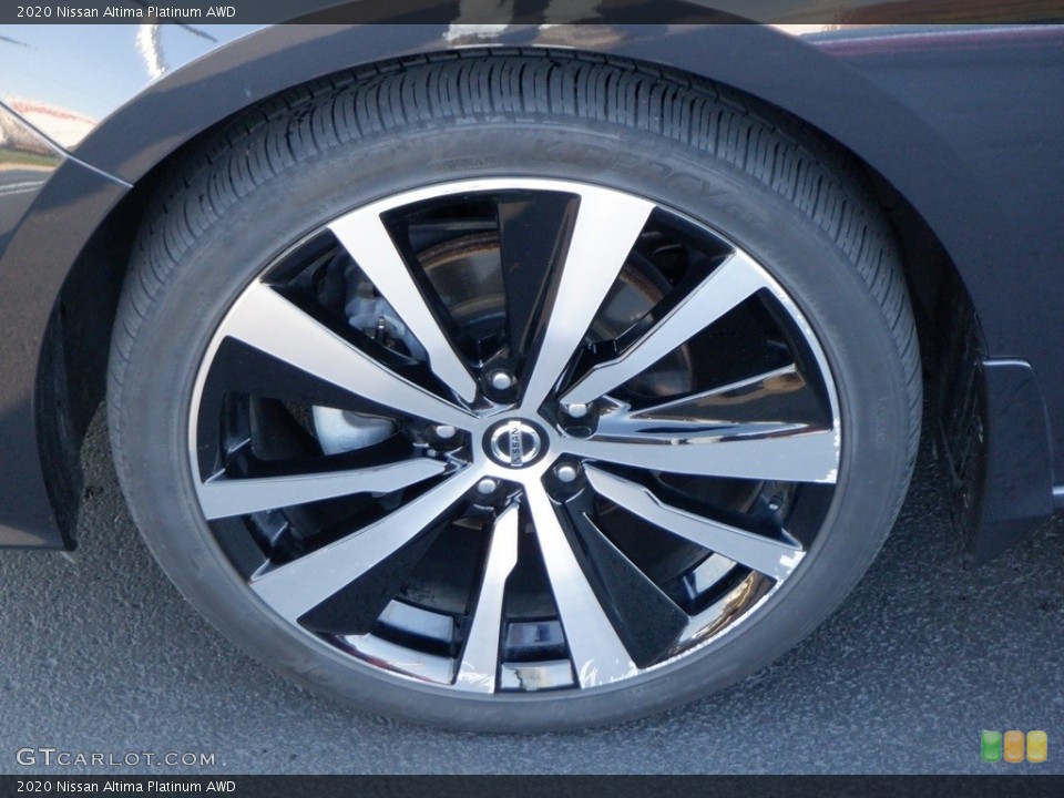 2020 Nissan Altima Platinum AWD Wheel and Tire Photo #146709576