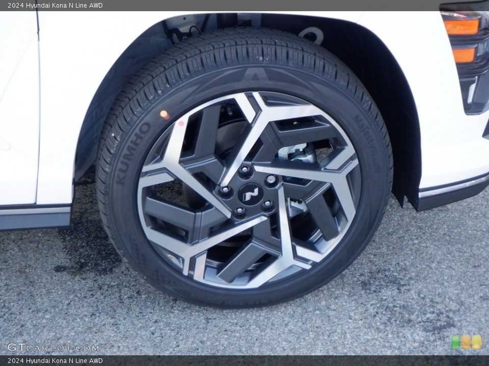 2024 Hyundai Kona N Line AWD Wheel and Tire Photo #146713015