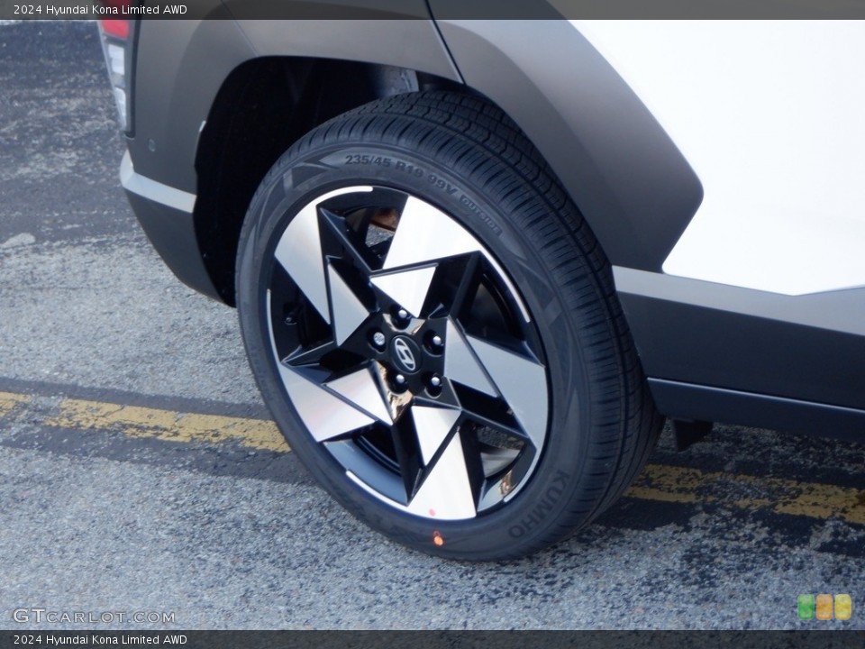 2024 Hyundai Kona Limited AWD Wheel and Tire Photo #146715433