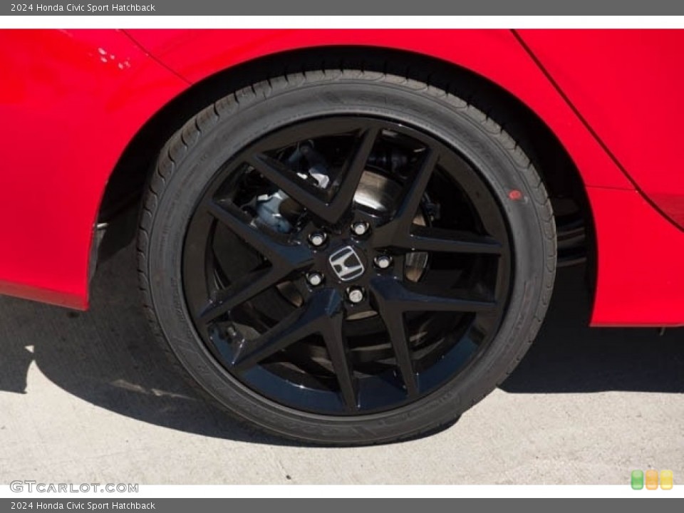 2024 Honda Civic Sport Hatchback Wheel and Tire Photo #146722758