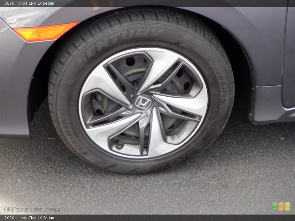 2020 Honda Civic LX Sedan Wheel and Tire Photo #146723349