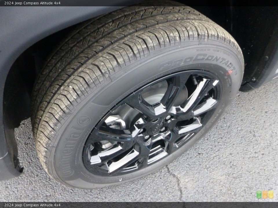 2024 Jeep Compass Altitude 4x4 Wheel and Tire Photo #146726474