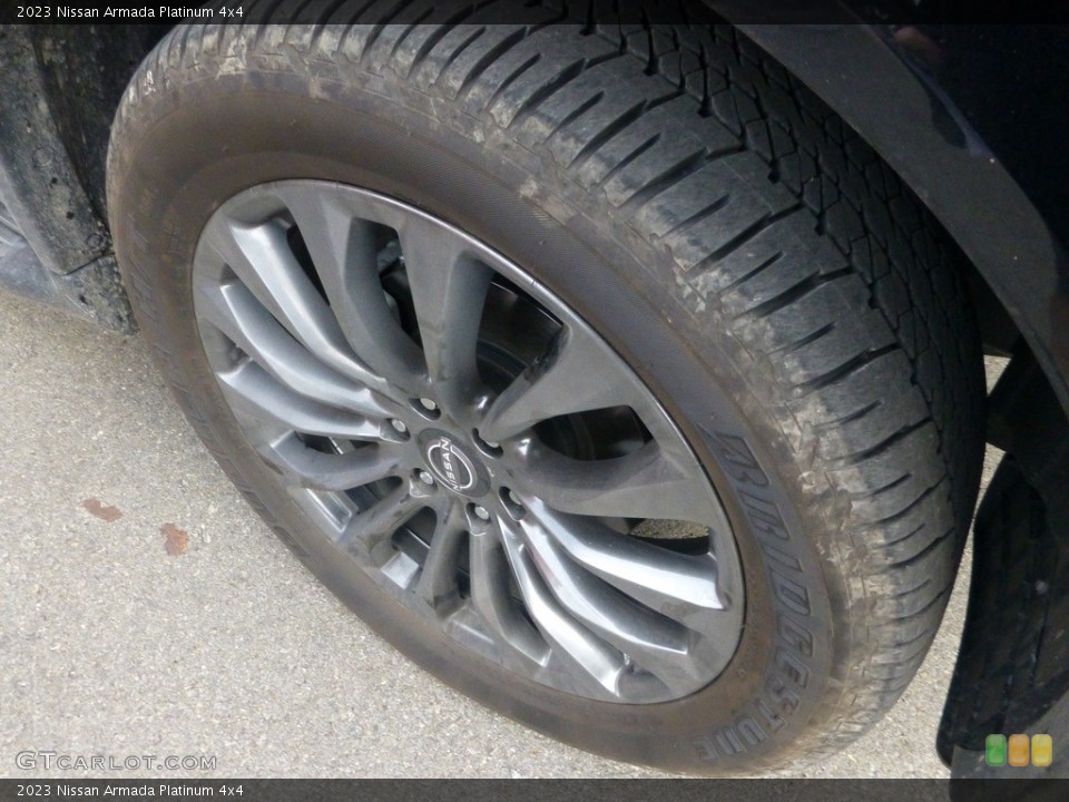 2023 Nissan Armada Platinum 4x4 Wheel and Tire Photo #146728076
