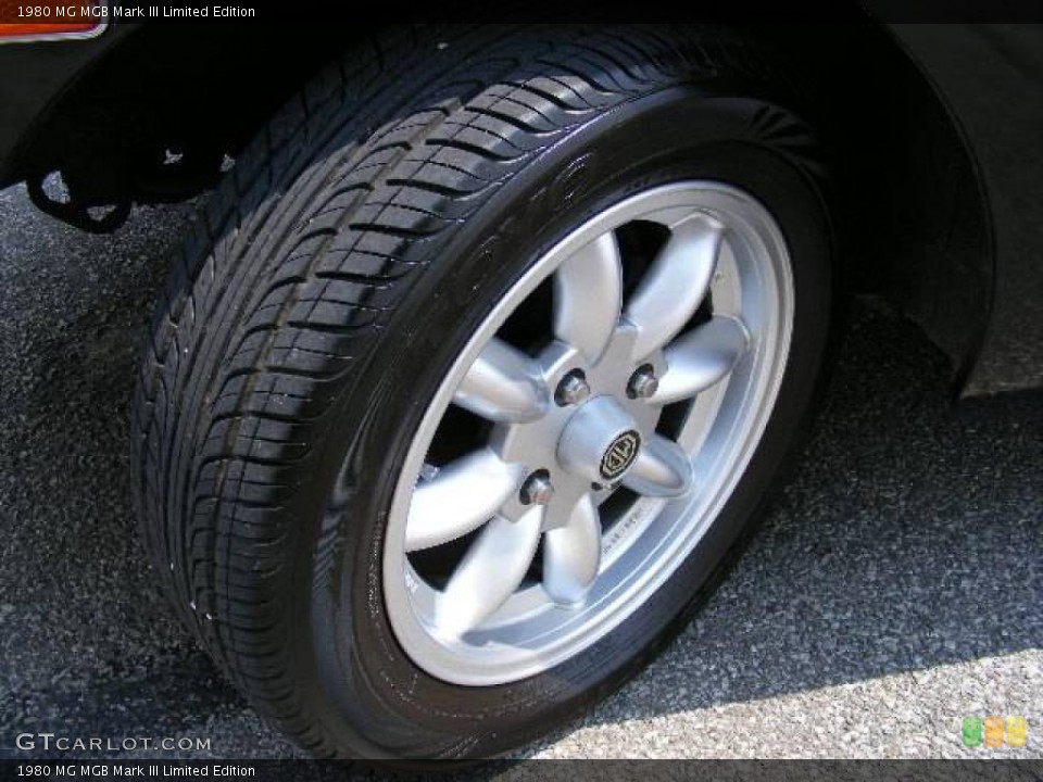 1980 MG MGB Mark III Limited Edition Wheel and Tire Photo #14672955