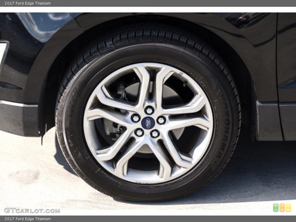 2017 Ford Edge Titanium Wheel and Tire Photo #146730269