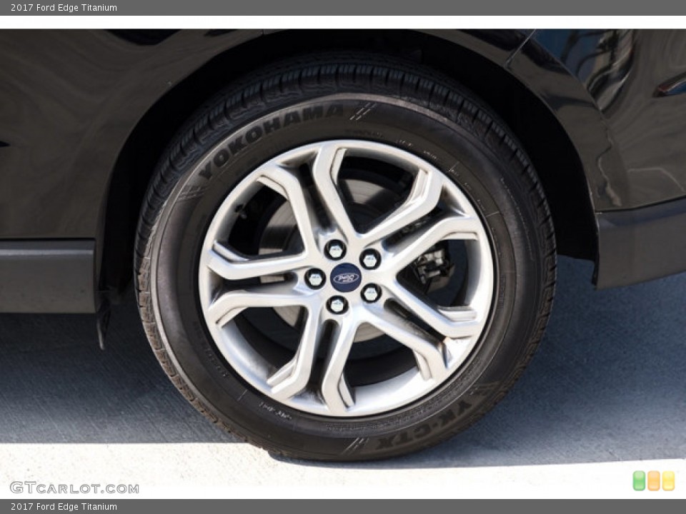 2017 Ford Edge Titanium Wheel and Tire Photo #146730287