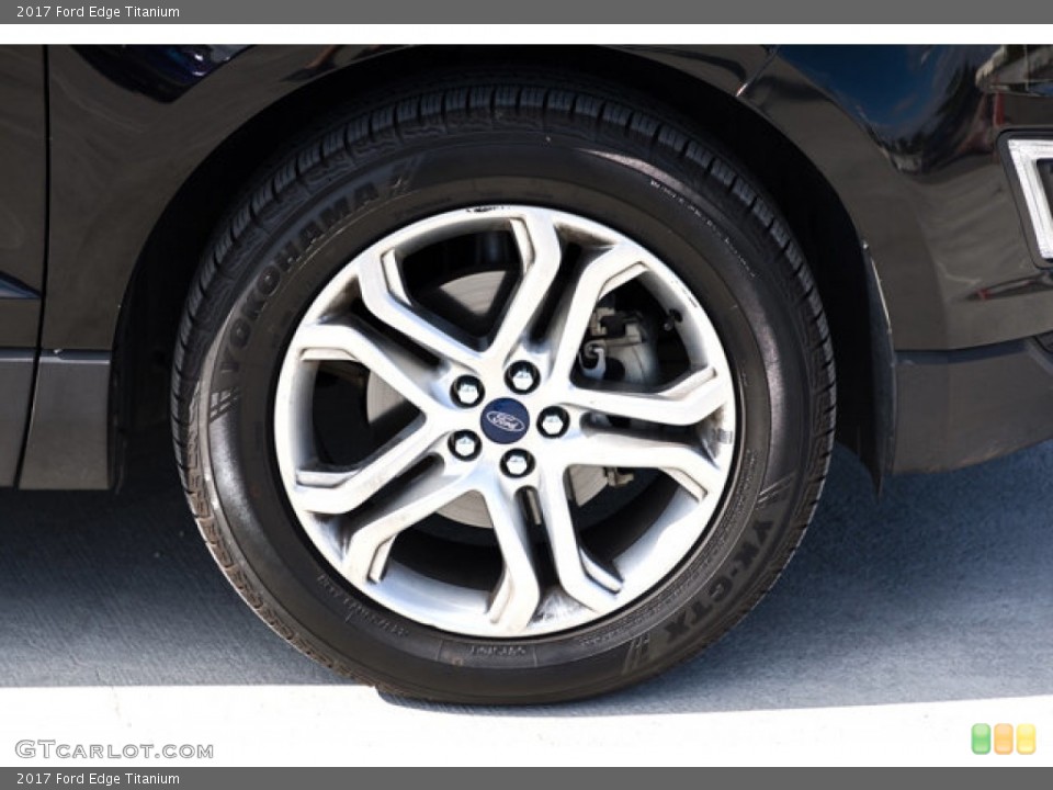2017 Ford Edge Titanium Wheel and Tire Photo #146730317