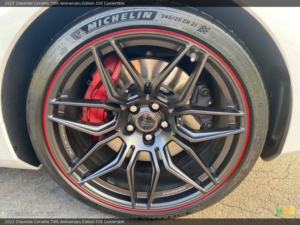 2023 Chevrolet Corvette 70th Anniversary Edition Z06 Convertible Wheel and Tire Photo #146733257