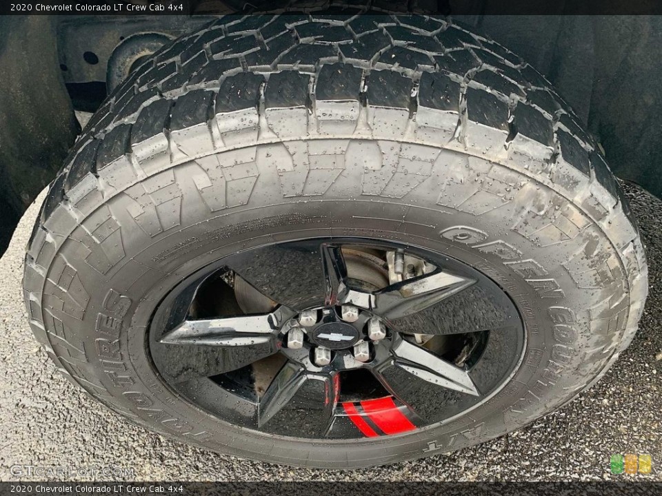 2020 Chevrolet Colorado LT Crew Cab 4x4 Wheel and Tire Photo #146736709