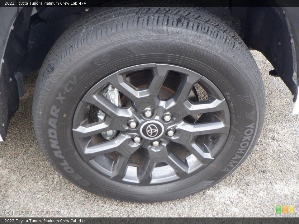 2022 Toyota Tundra Platinum Crew Cab 4x4 Wheel and Tire Photo #146737756