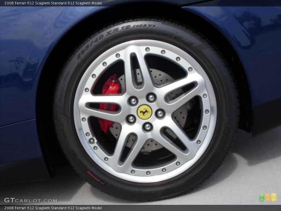 2008 Ferrari 612 Scaglietti  Wheel and Tire Photo #14799562