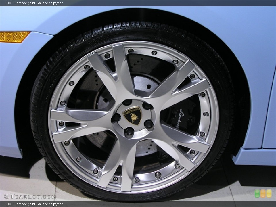 2007 Lamborghini Gallardo Spyder Wheel and Tire Photo #150091