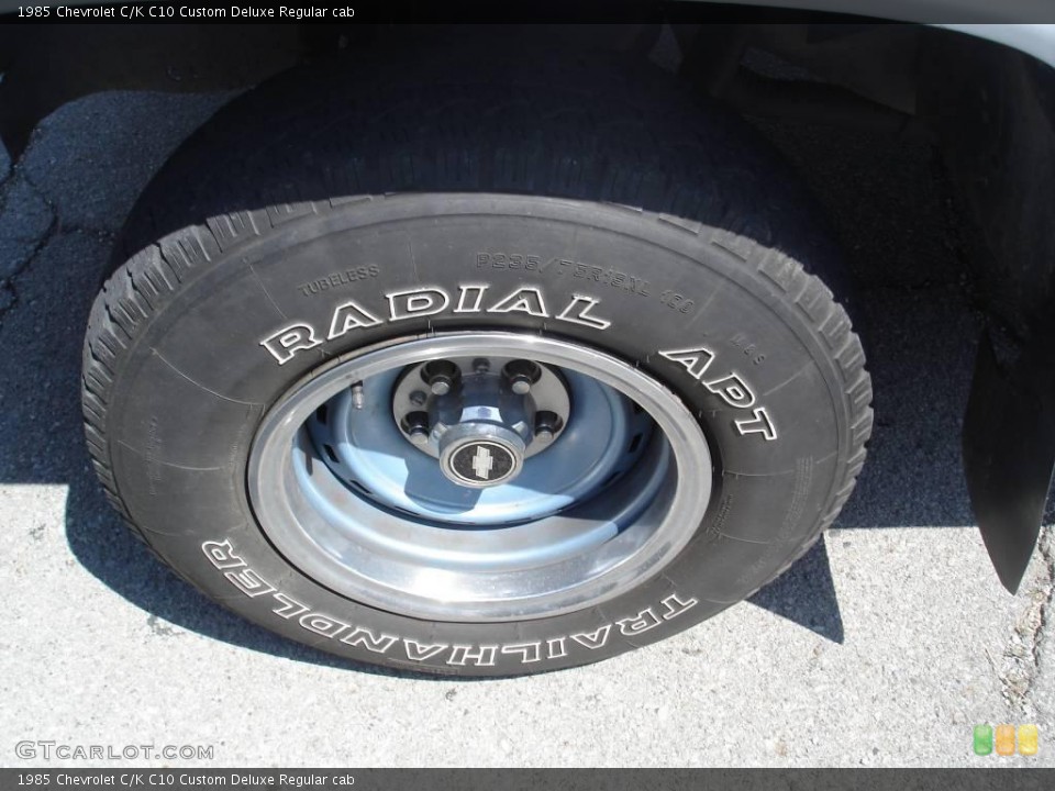 1985 Chevrolet C/K C10 Custom Deluxe Regular cab Wheel and Tire Photo #16003217