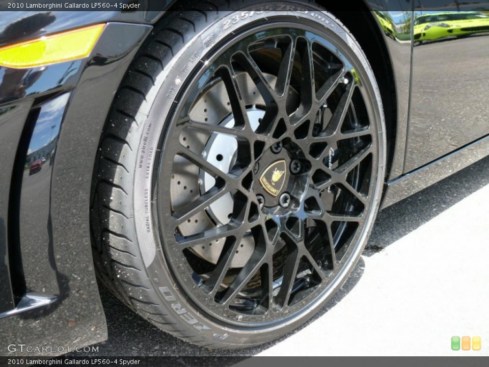 2010 Lamborghini Gallardo LP560-4 Spyder Wheel and Tire Photo #16356733