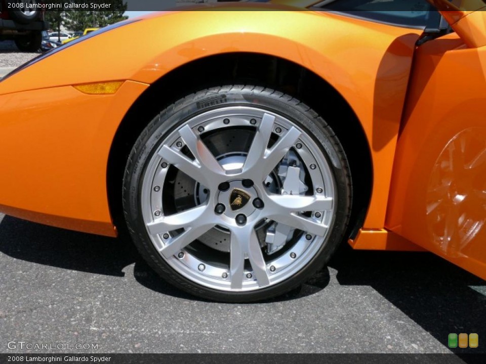 2008 Lamborghini Gallardo Spyder Wheel and Tire Photo #16360644