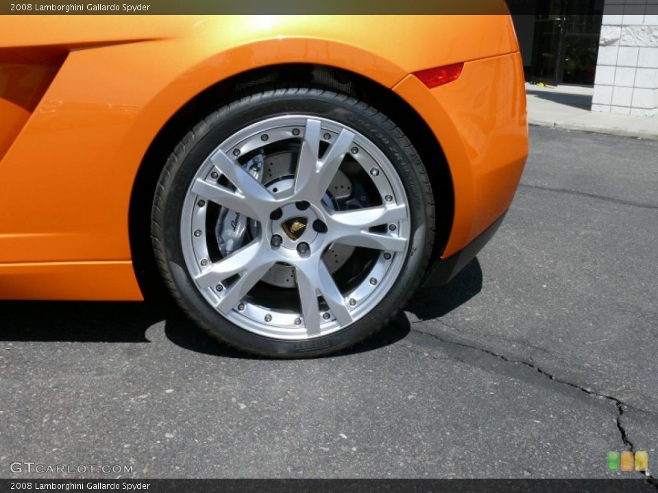 2008 Lamborghini Gallardo Spyder Wheel and Tire Photo #16360672