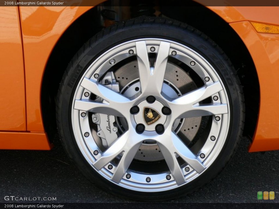2008 Lamborghini Gallardo Spyder Wheel and Tire Photo #16360680