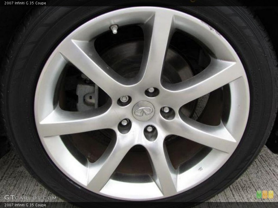 2007 Infiniti G 35 Coupe Wheel and Tire Photo #16829262