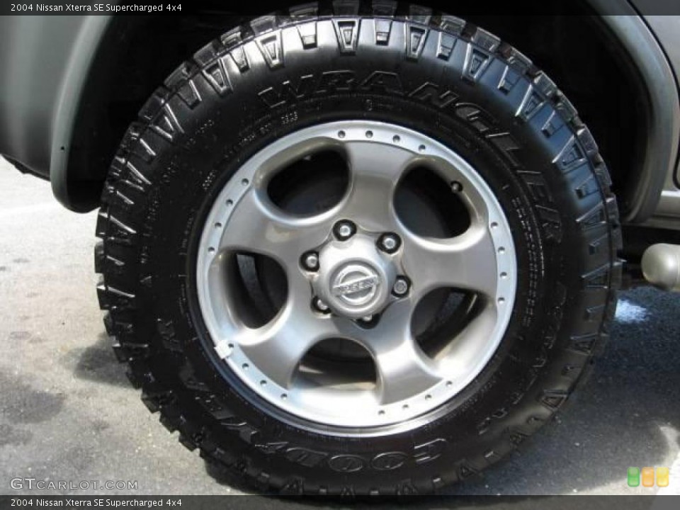 2004 Nissan Xterra SE Supercharged 4x4 Wheel and Tire Photo #17446436