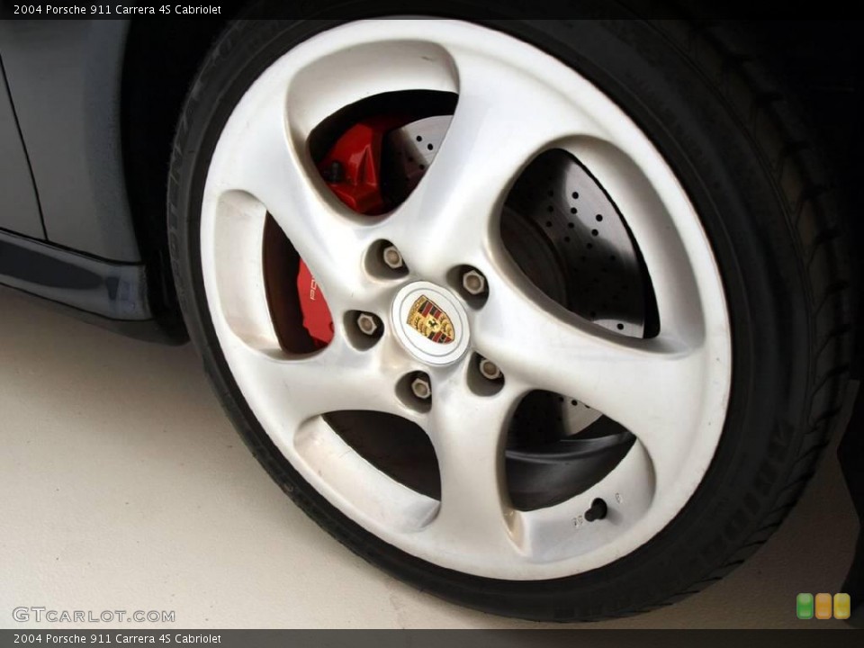 2004 Porsche 911 Carrera 4S Cabriolet Wheel and Tire Photo #17649114