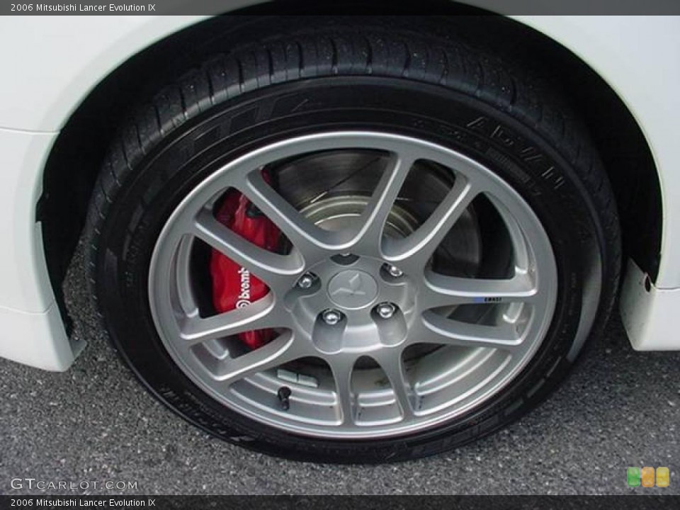 2006 Mitsubishi Lancer Evolution IX Wheel and Tire Photo #17775328