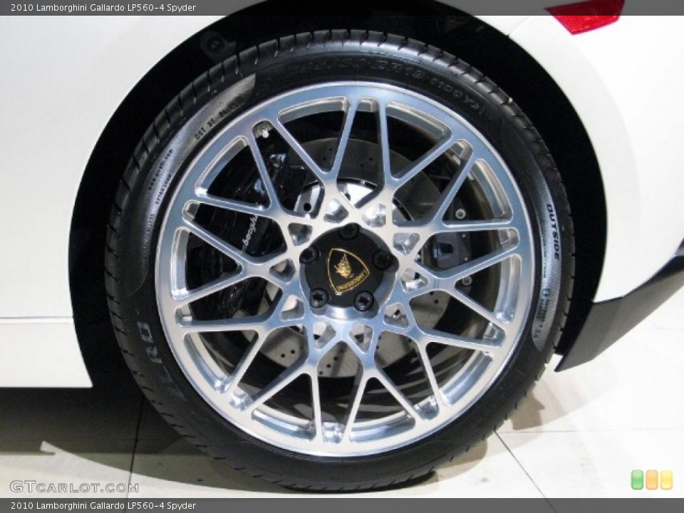 2010 Lamborghini Gallardo LP560-4 Spyder Wheel and Tire Photo #17993112