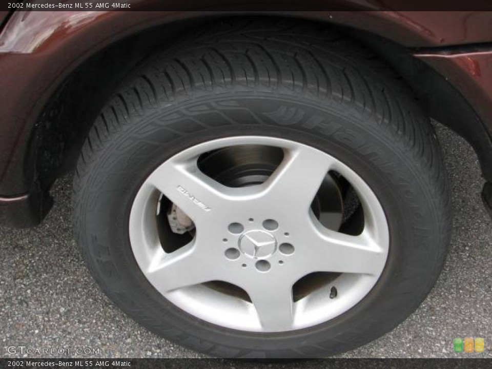 2002 Mercedes-Benz ML 55 AMG 4Matic Wheel and Tire Photo #18134127