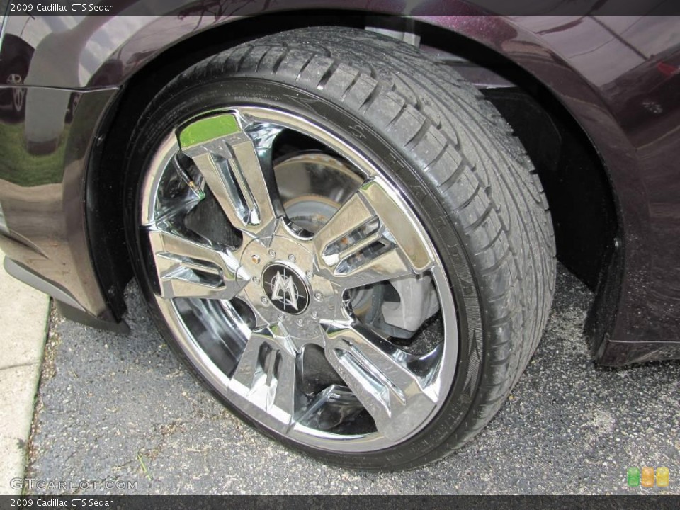 2009 Cadillac CTS Custom Wheel and Tire Photo #18319708