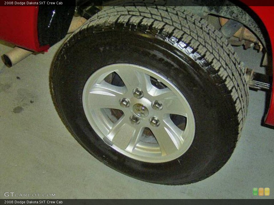 2008 Dodge Dakota SXT Crew Cab Wheel and Tire Photo #18408946