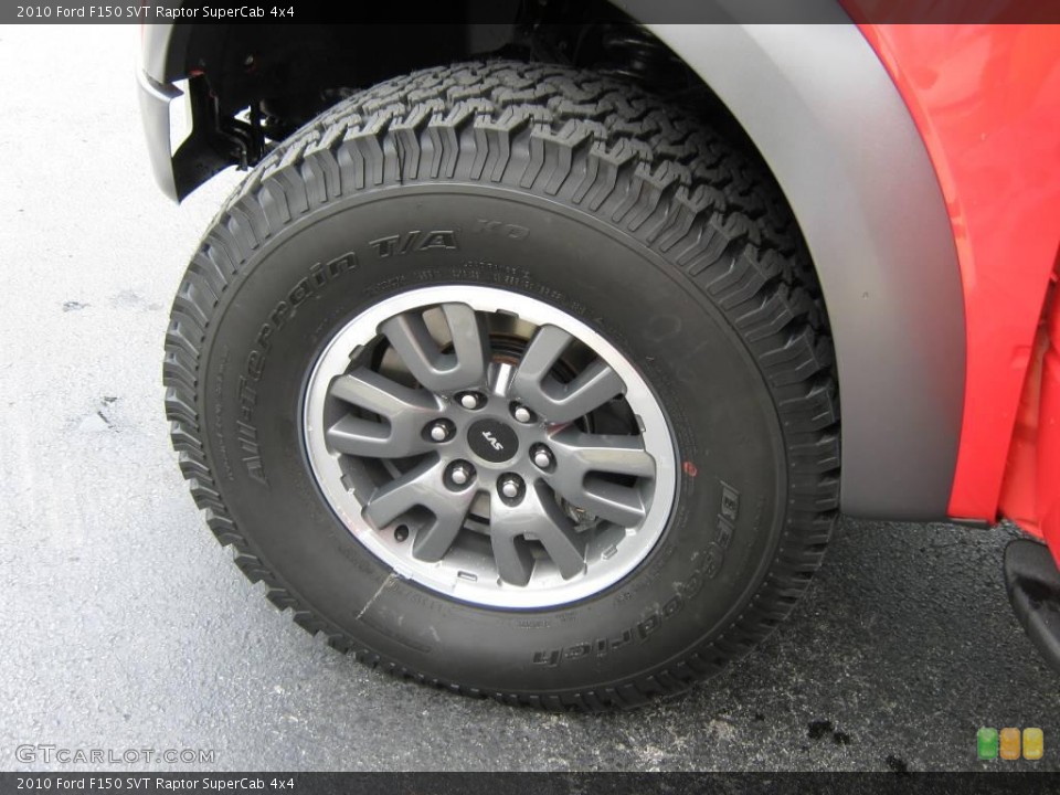 2010 Ford F150 SVT Raptor SuperCab 4x4 Wheel and Tire Photo #18463831