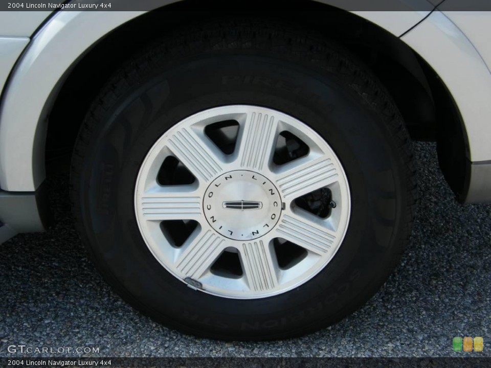 2004 Lincoln Navigator Luxury 4x4 Wheel and Tire Photo #18471431