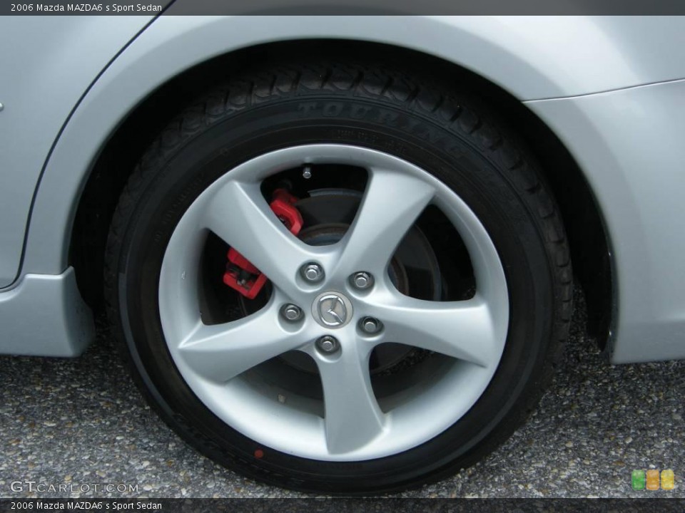 2006 Mazda MAZDA6 s Sport Sedan Wheel and Tire Photo #18471799