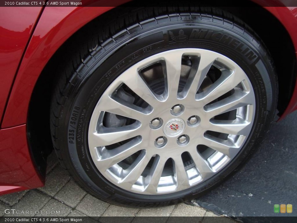 2010 Cadillac CTS 4 3.6 AWD Sport Wagon Wheel and Tire Photo #18526292