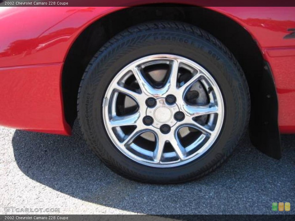 2002 Chevrolet Camaro Z28 Coupe Wheel and Tire Photo #18647978