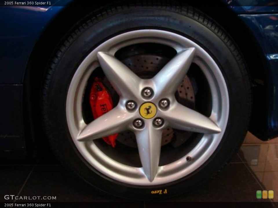 2005 Ferrari 360 Spider F1 Wheel and Tire Photo #19013433