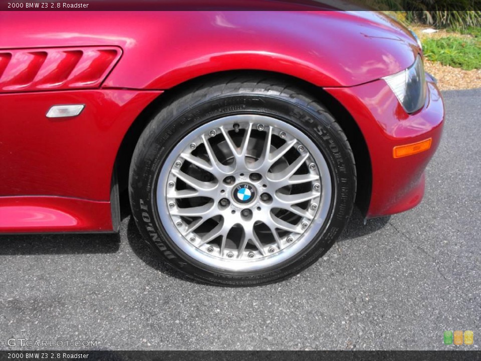 2000 BMW Z3 2.8 Roadster Wheel and Tire Photo #19095851