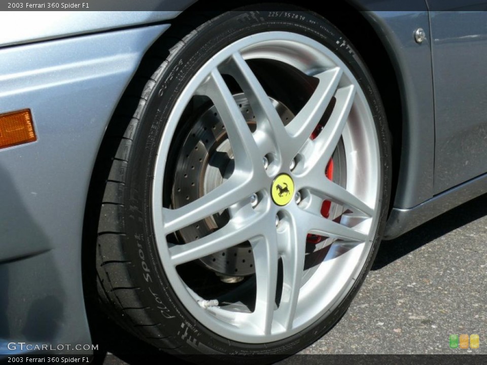 2003 Ferrari 360 Spider F1 Wheel and Tire Photo #19161565