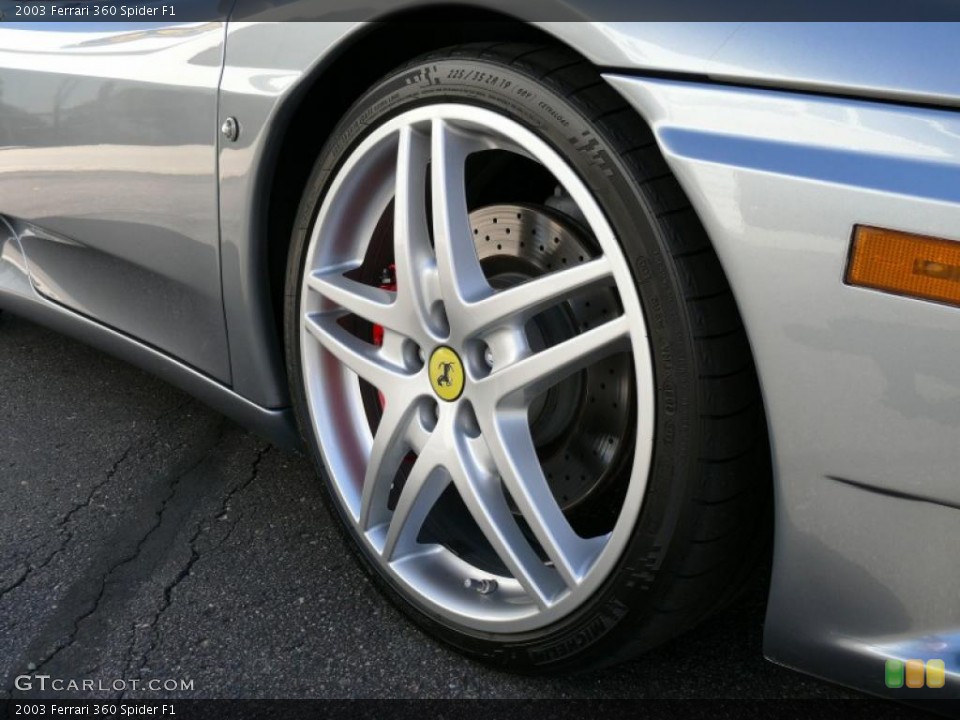 2003 Ferrari 360 Spider F1 Wheel and Tire Photo #19161569