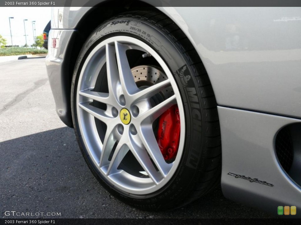 2003 Ferrari 360 Spider F1 Wheel and Tire Photo #19161573