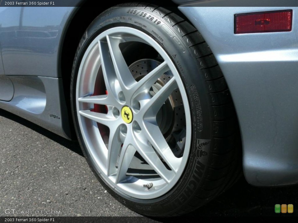 2003 Ferrari 360 Spider F1 Wheel and Tire Photo #19161577