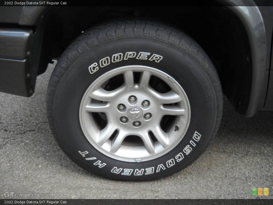 2002 Dodge Dakota SXT Regular Cab Wheel and Tire Photo #19395080
