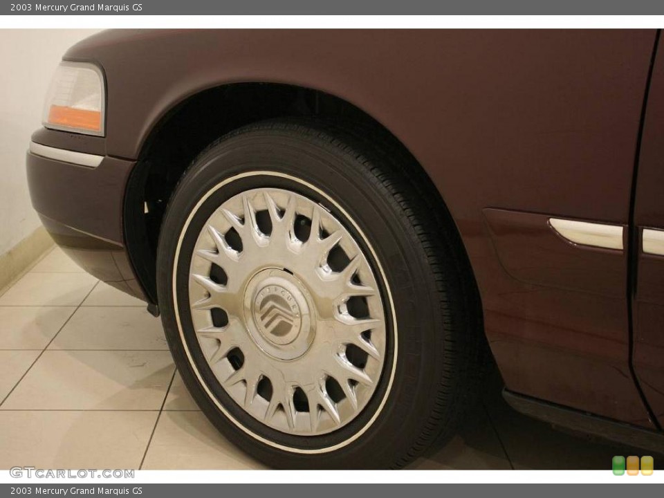 2003 Mercury Grand Marquis GS Wheel and Tire Photo #19505558